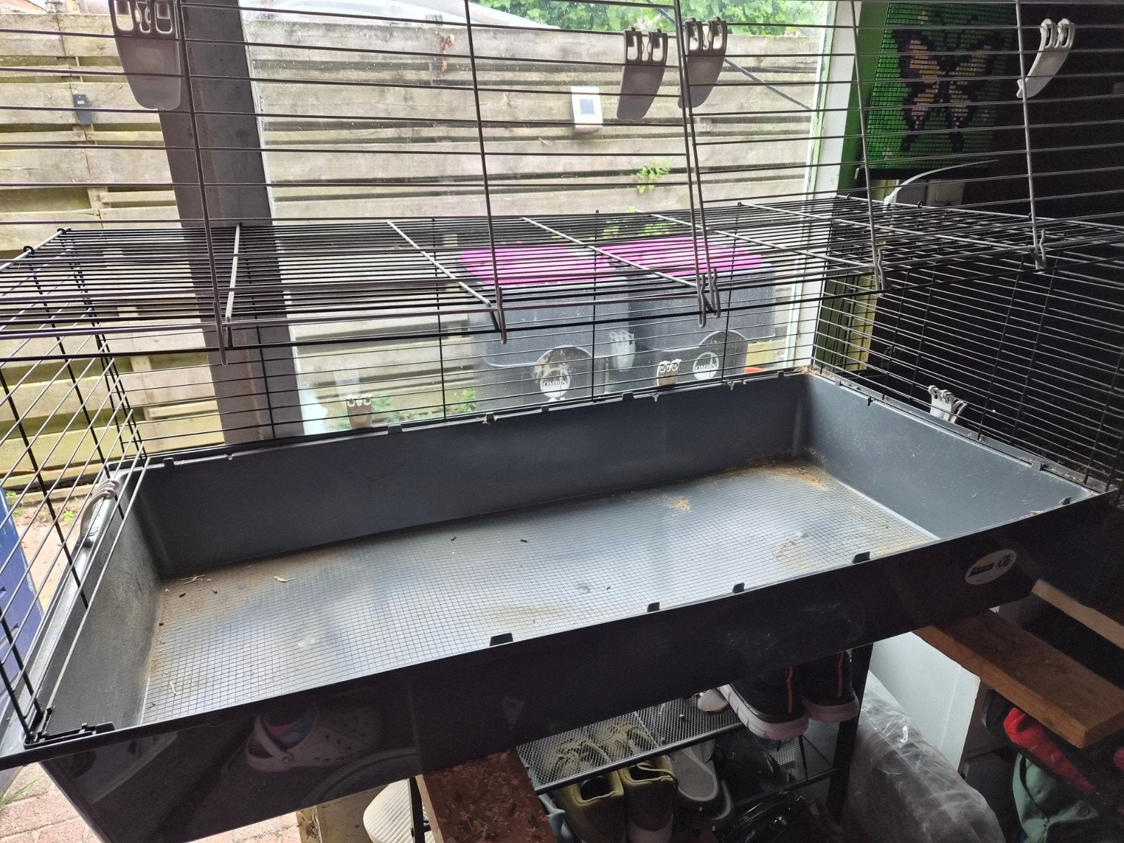 Konijnenhok, Dieren en Toebehoren, Knaagdieren en Konijnen | Hokken en Kooien, Ophalen, 90 cm of meer, Konijn, Hok