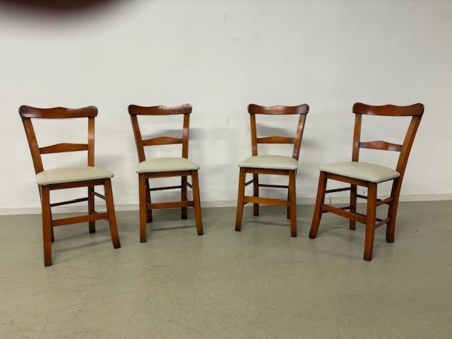 Set van 4 Griekse caféstoelen, Ophalen, Gebruikt, Bruin, Klassiek