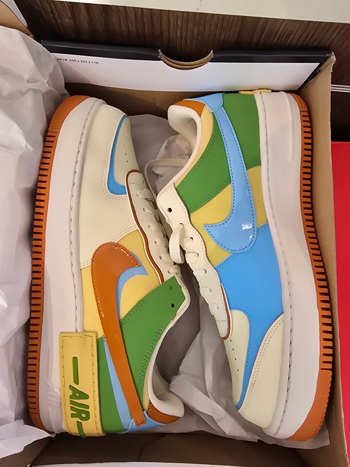 Nike Air Force 1 Shadow Multicolor Maat 43, Kleding | Dames, Schoenen, Nieuw, Sneakers of Gympen, Overige kleuren, Ophalen of Verzenden