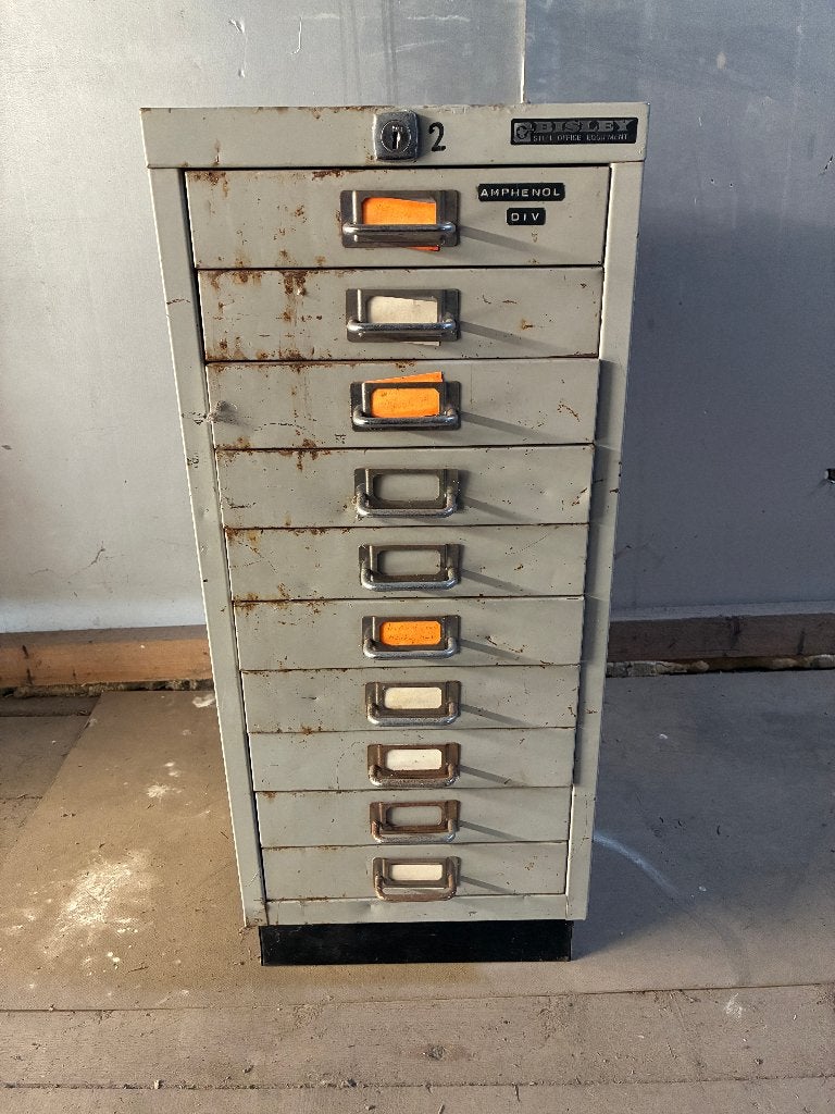 Bisley metalen ladenkast, Minder dan 50 cm, Gebruikt, 5 laden of meer, Ophalen of Verzenden