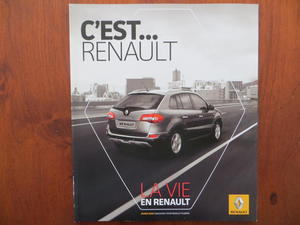 Renault C’est… (magazine; zomer 2008) Koleos, Alpine A110, Ophalen of Verzenden, Nieuw, Renault