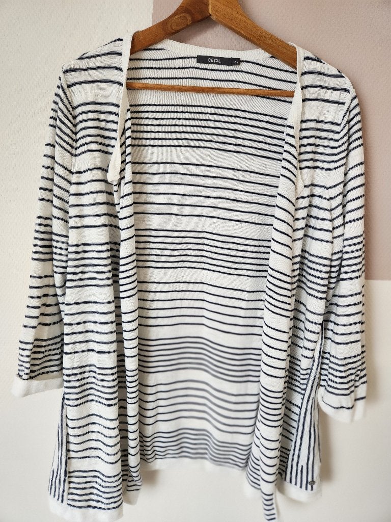 Gestreept vest Cecil - XL, Kleding | Dames, Meerkleurig, Maat 46/48 (XL) of groter, Ophalen of Verzenden, Zo goed als nieuw
