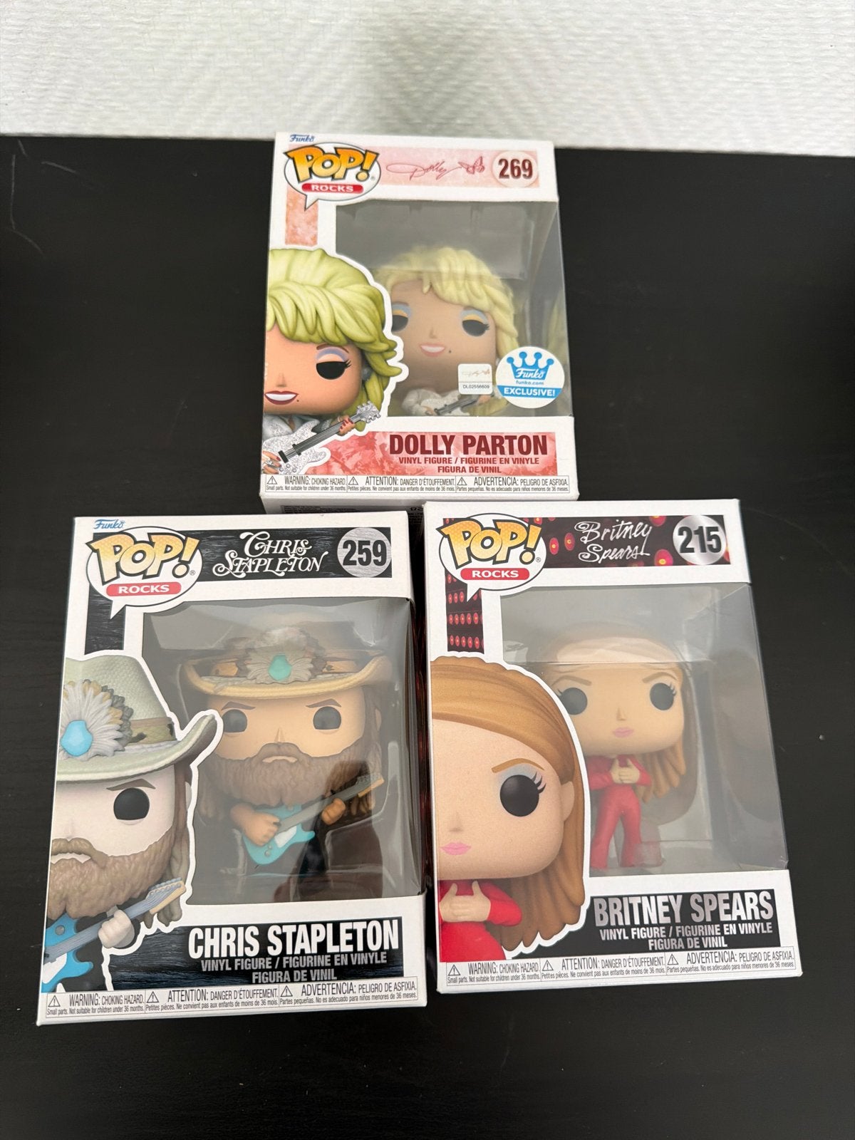 Funko Pop! Rocks: Dolly Parton, Chris Stapleton, Britney Spe, Ophalen of Verzenden, Zo goed als nieuw