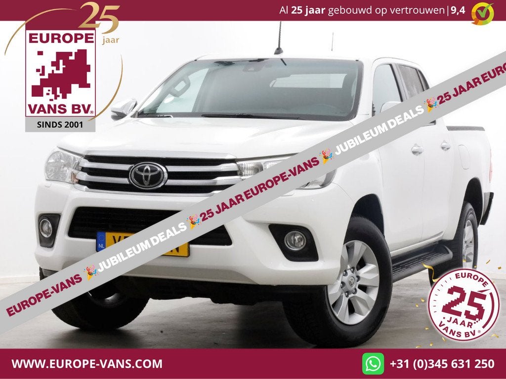 Toyota Hilux 2.4 D-4D-F 150pk E6 4WD 4x4 Double Cab Automaat, Auto's, Toyota, Automaat, Gebruikt, Euro 6, 4 cilinders