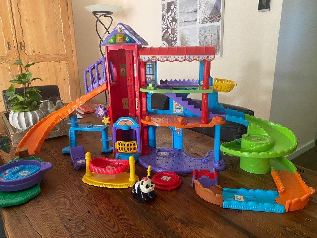 VTech ZoefZoef Dieren Dierenhotel speelset incl. Patty Panda, Ophalen, Zo goed als nieuw, 6 maanden tot 2 jaar