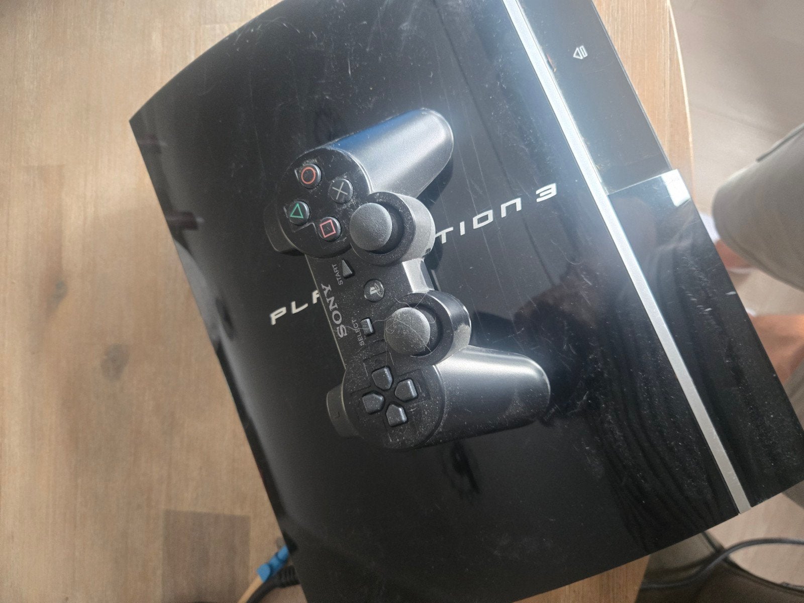 PlayStation 3 (CECHH04) met controller en 10 games, Gebruikt, Overige genres, 1 speler, Ophalen of Verzenden