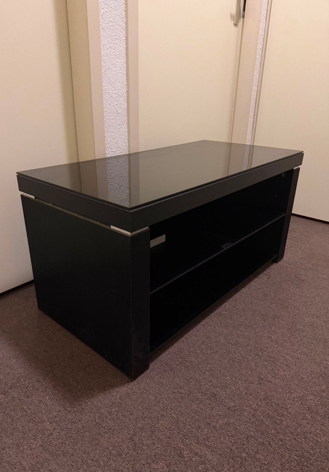 TV meubel zwart gratis af te halen, Ophalen, Gebruikt, 50 tot 100 cm, Minder dan 100 cm