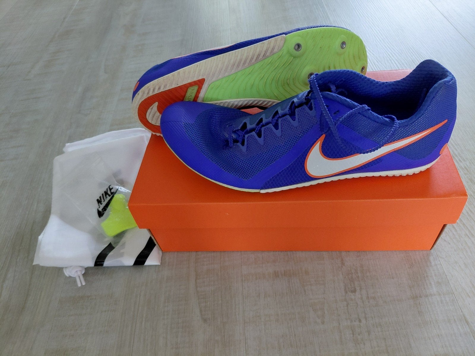 Spikes Nike Zoom Rival Multi maat EUR 45.5, Ophalen of Verzenden, Gebruikt, Spikes, Nike