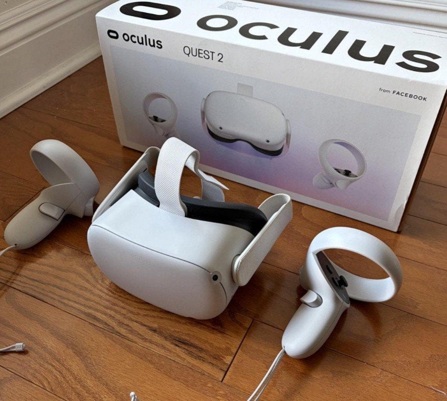 Oculus Quest 2 128gb Met NIEUW Accuband (COMPLEET IN DOOS), Ophalen of Verzenden, Zo goed als nieuw, VR-bril, Overige platformen