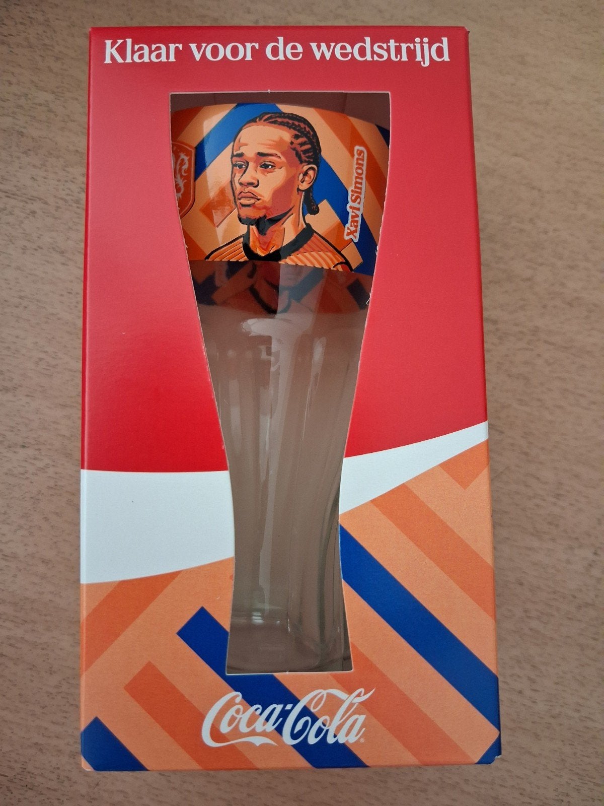XAVI SIMONS COCA-COLA glas WK'26, Verzamelen, Ophalen of Verzenden, PSV