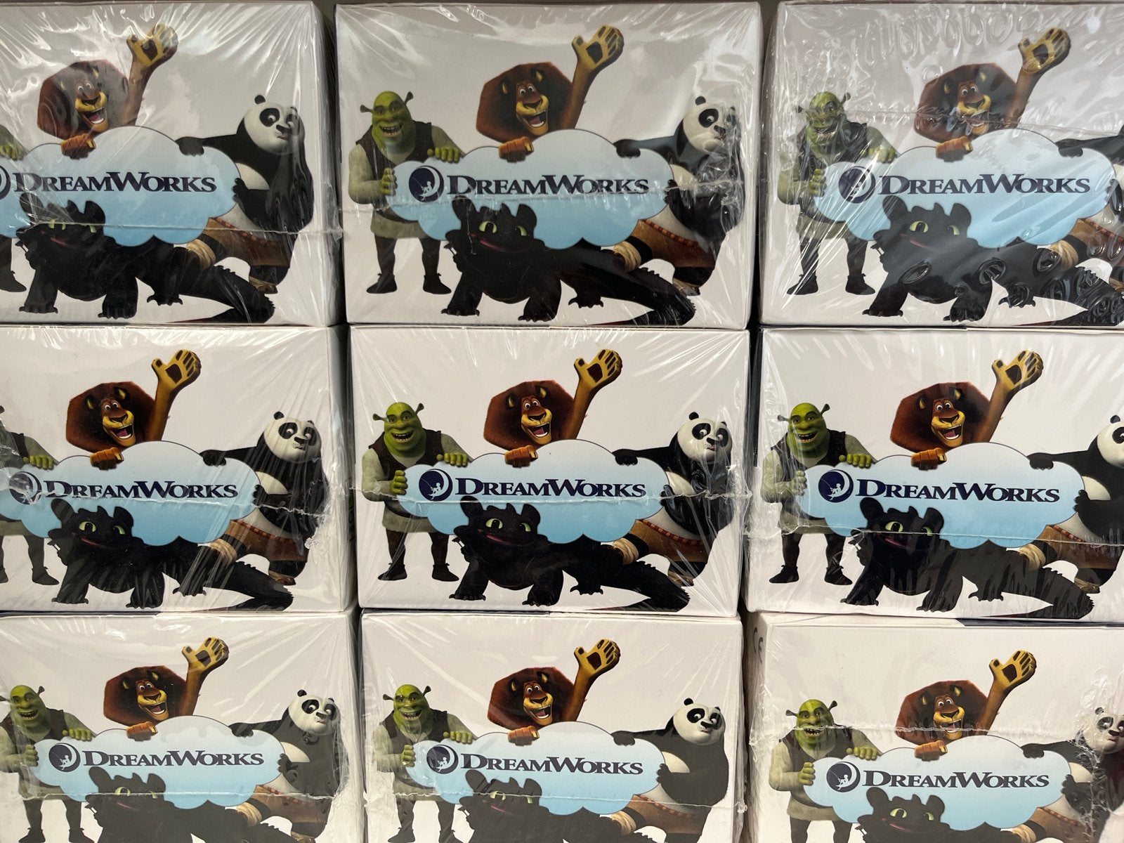 9x DreamWorks AR Discs Box - Nieuw in verpakking, Ophalen of Verzenden, Verschillende figuren, Nieuw, Overige typen