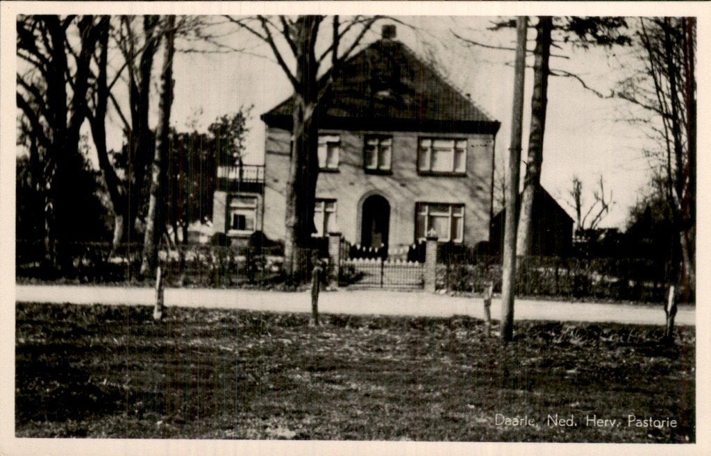 Daarle - Pastorie - Ned. Herv., Ophalen of Verzenden, 1940 tot 1960, Gelopen, Overijssel