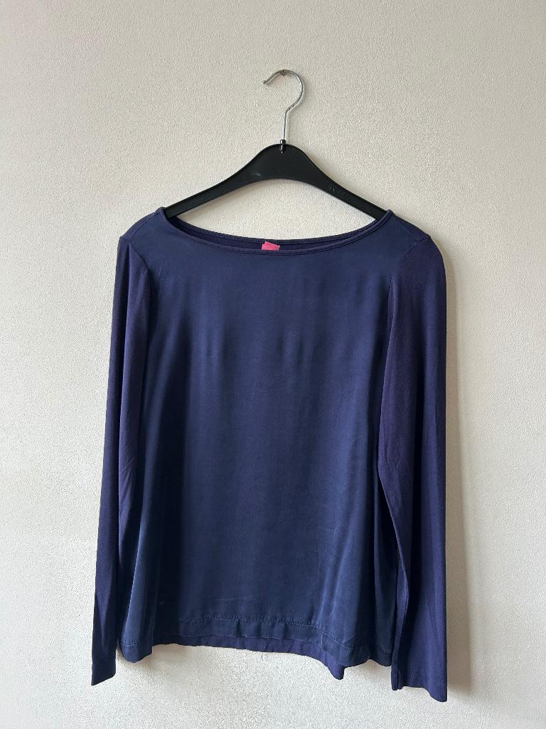 Kyra zijden blouse maat 36, Blauw, Ophalen of Verzenden, Zo goed als nieuw, Kyra & Ko