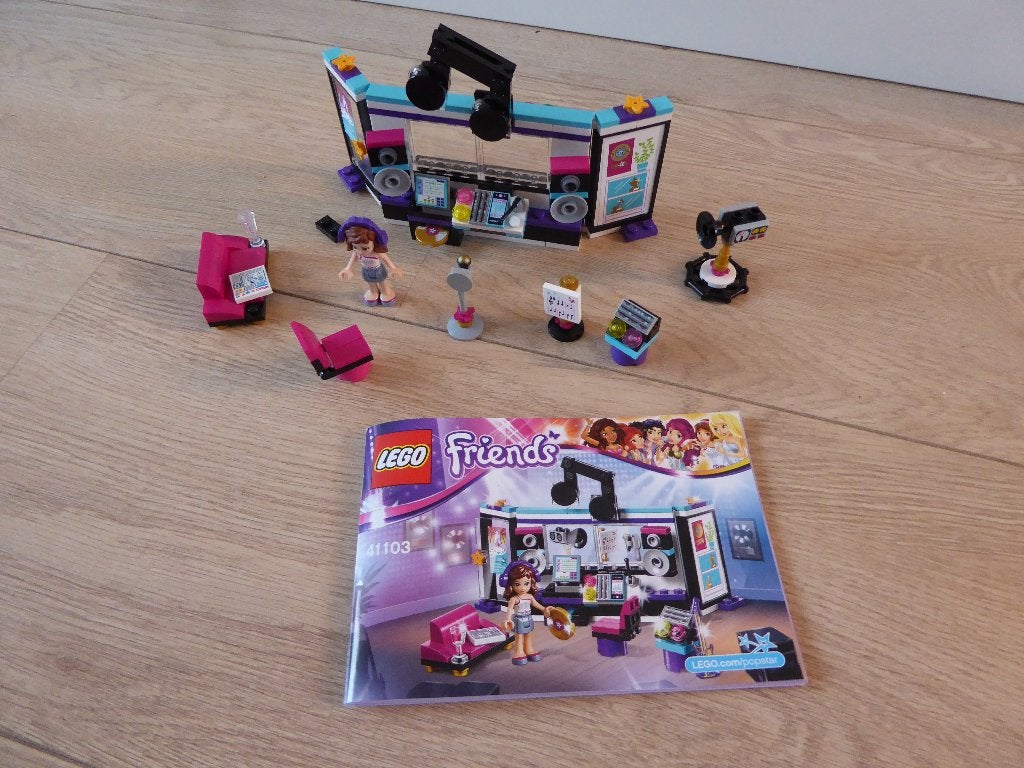 Lego Friends 41103 popster opnamestudio, Gebruikt, Lego, Ophalen of Verzenden, Complete set