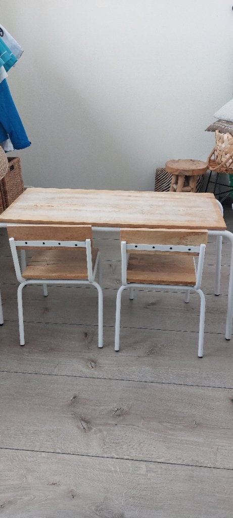 Kinderset tafeltje en stoeltjes van Kids Depot, Ophalen, Gebruikt, Tafel(s) en Stoel(en)