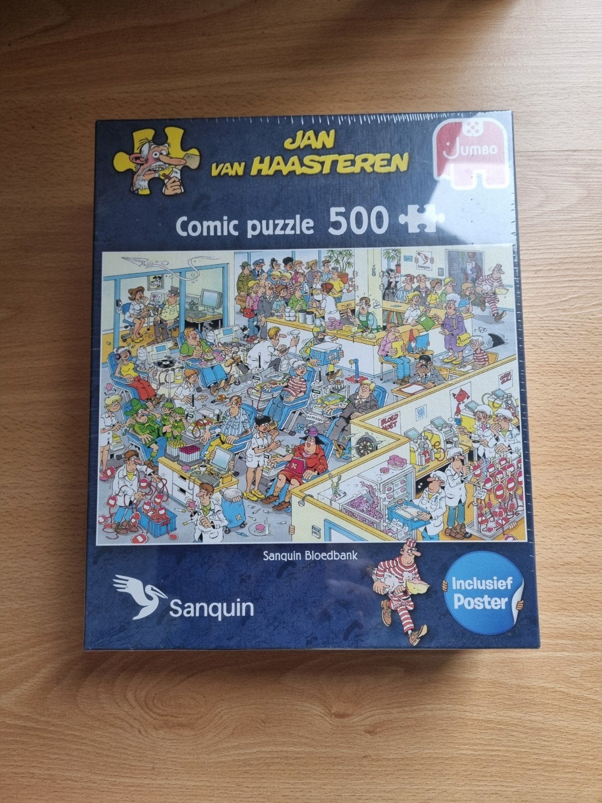 Nw in folie Puzzel J.v Haasteren 500st, Ophalen, 500 t/m 1500 stukjes, Nieuw, Legpuzzel