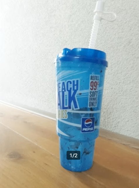 Pepsi Frisdrankbeker Santa Cruz Boardwalk -nieuw, Ophalen of Verzenden, Nieuw, Gebruiksvoorwerp