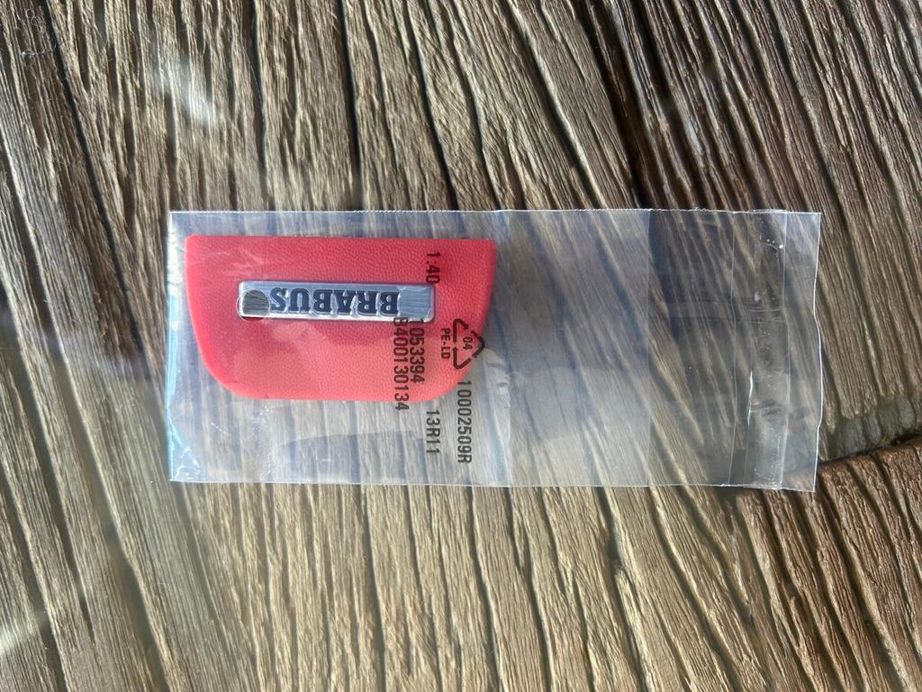 Brabus Stuurlogo Rood NIEUW!, Auto diversen, Autostickers, Ophalen of Verzenden