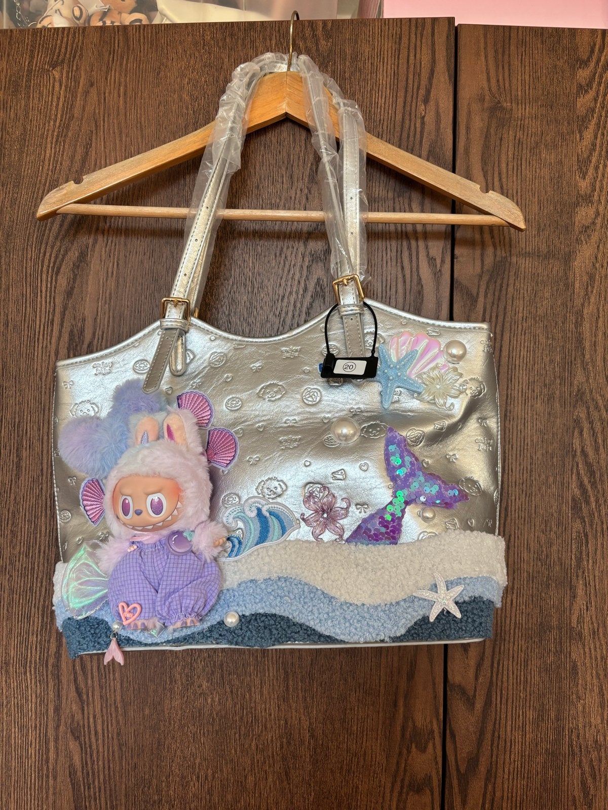 Origineel ontwerp pluchen poppentas, Ophalen of Verzenden, Nieuw, Overige kleuren, Shopper