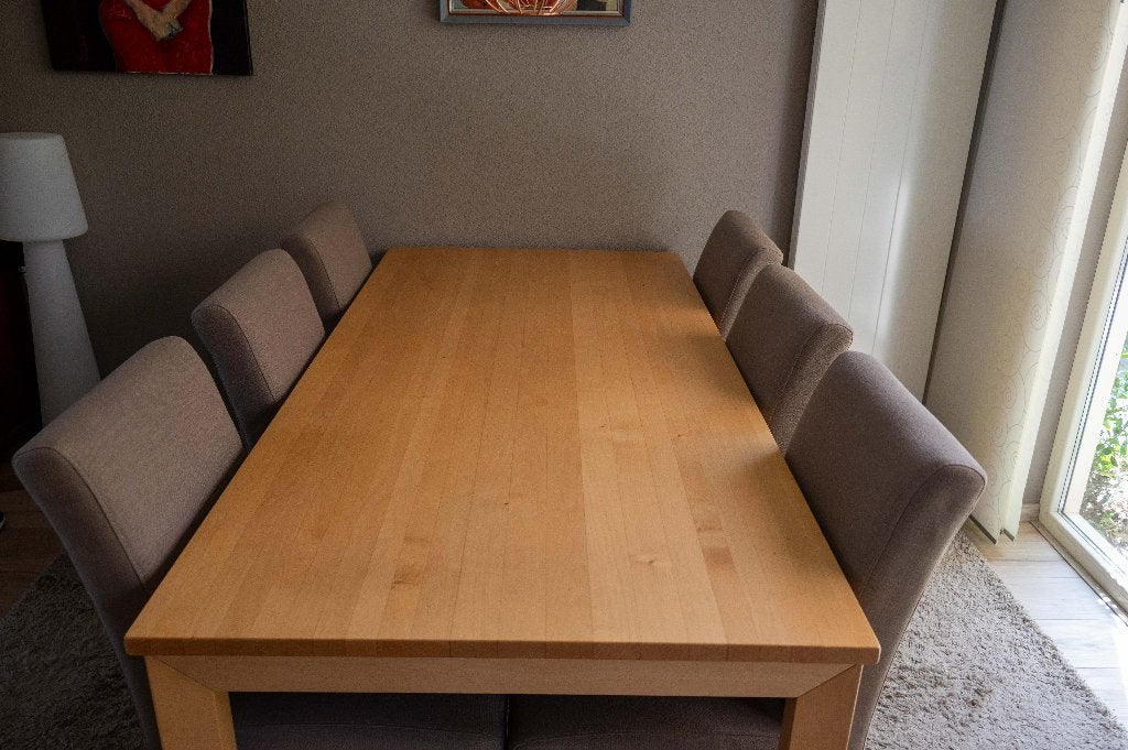 Hülsta Lilium Eettafel/Werktafel, Huis en Inrichting, Ophalen, Overige materialen, Gebruikt, 200 cm of meer