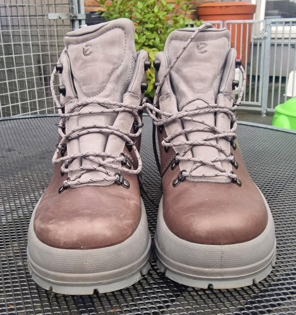 ECCO Track 30 M leren waterdichte veterboots 45, Kleding | Heren, Ecco, Overige kleuren, Boots, Ophalen of Verzenden