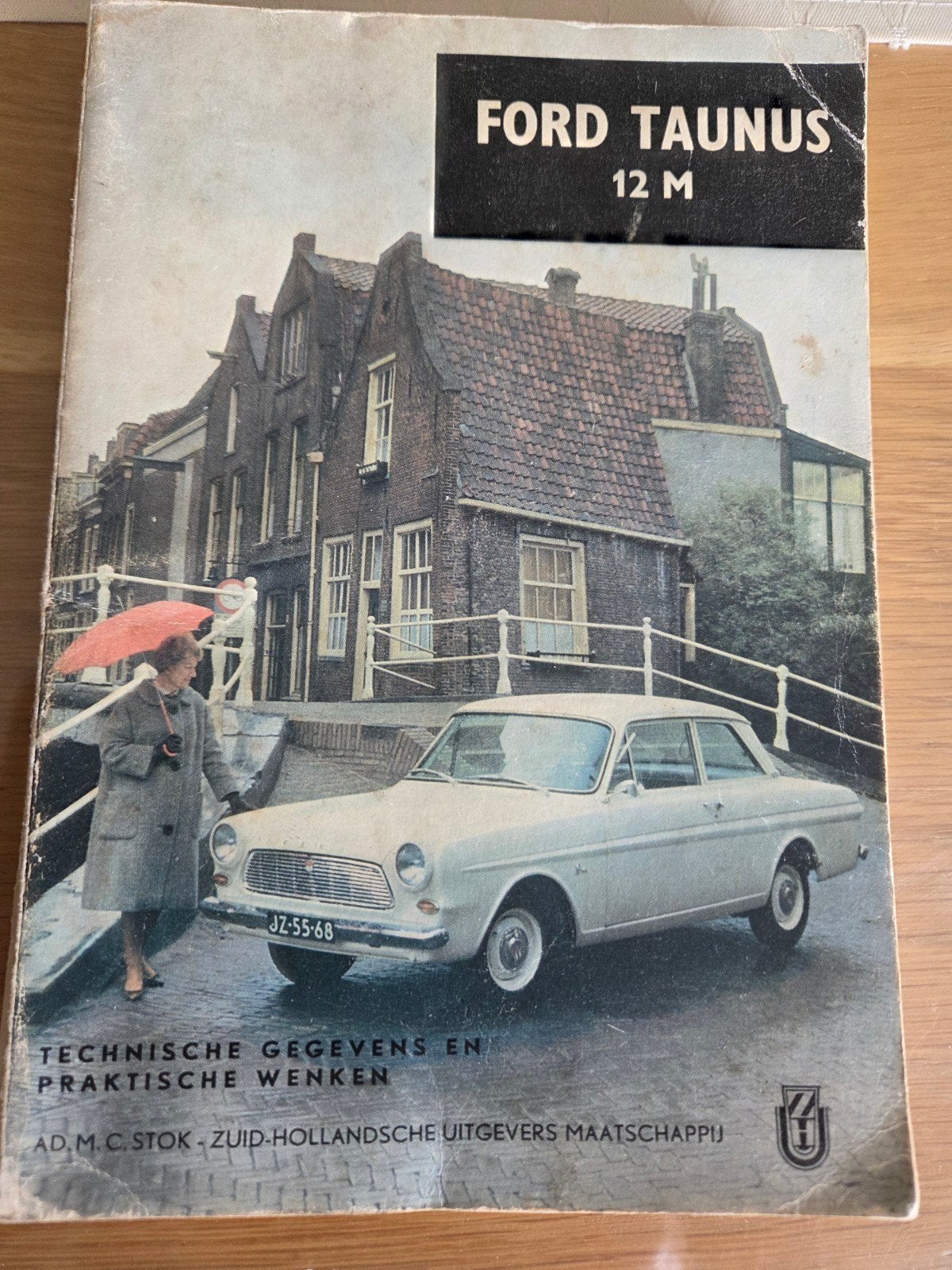 Autoboek ford tumaunus 12 M, Ophalen of Verzenden, Zo goed als nieuw, Ford
