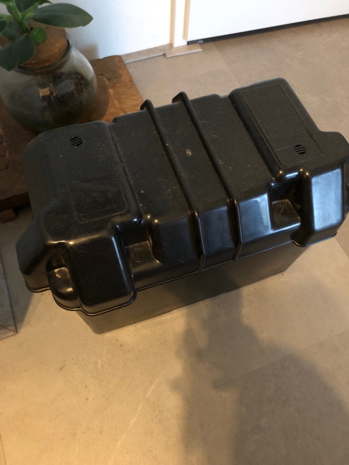 Haswing Trolling Motor 55 lbs 12V met 105Ah accu en accubak, Ophalen, Gebruikt, Motor en Techniek