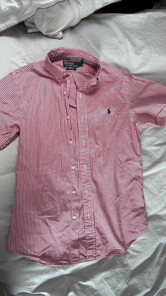 Ralph lauren slim fit blouse maat s, Ophalen of Verzenden, Zo goed als nieuw, Maat 38/40 (M), Roze
