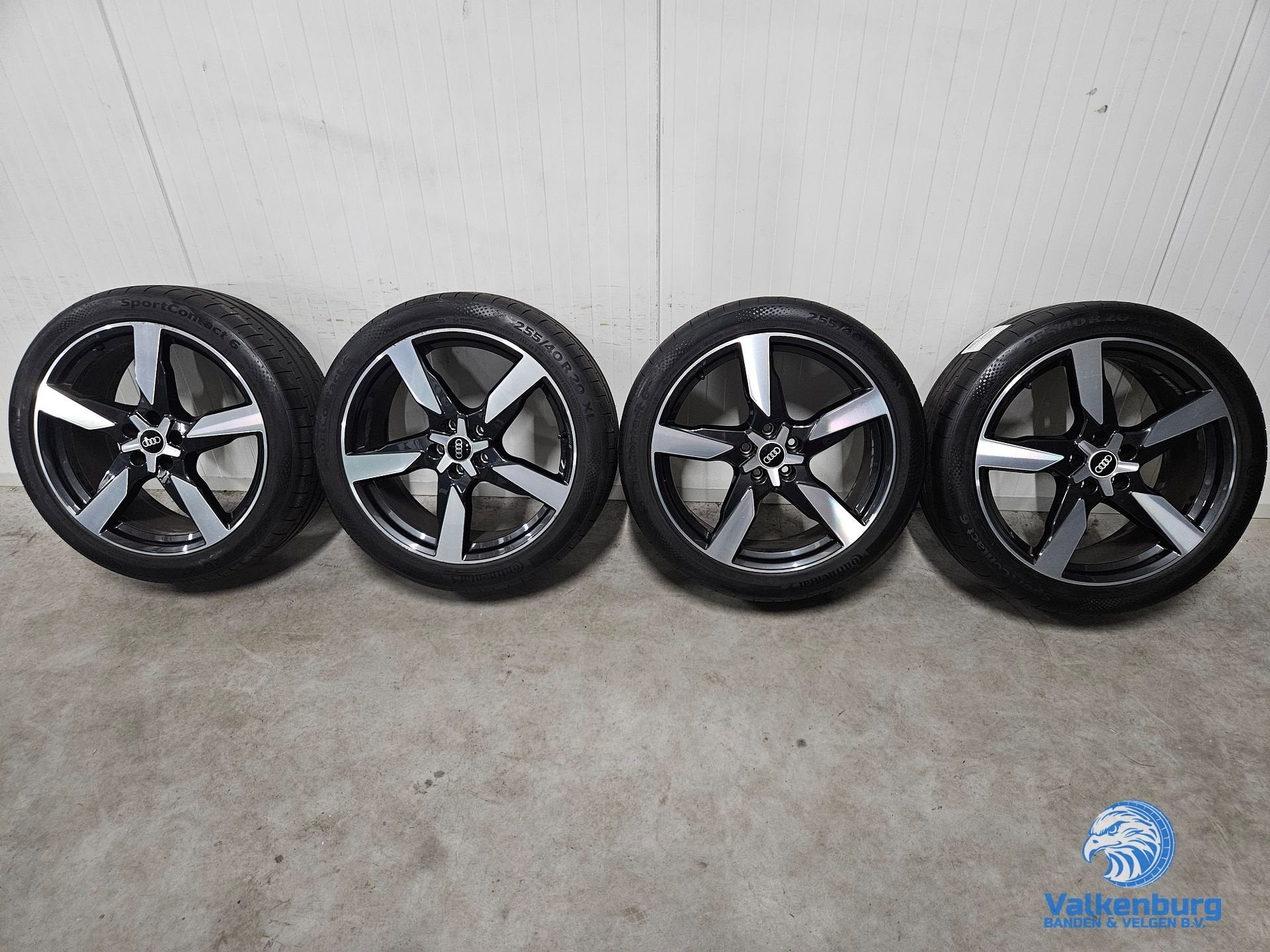 6-7mm! Originele Audi Q3 83A Audi Sport Polygon 20 inch zwar, Gebruikt, 255 mm, -, -
