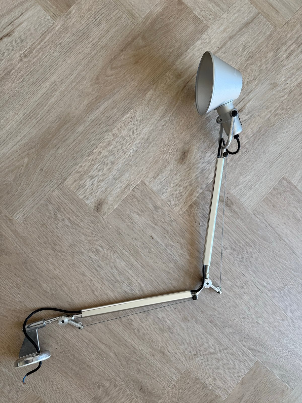 Artemide Tolomeo Mini Parete wandlamp aluminium E27-fitting, Huis en Inrichting, Lampen | Wandlampen, Ophalen, Gebruikt, Overige fittingen