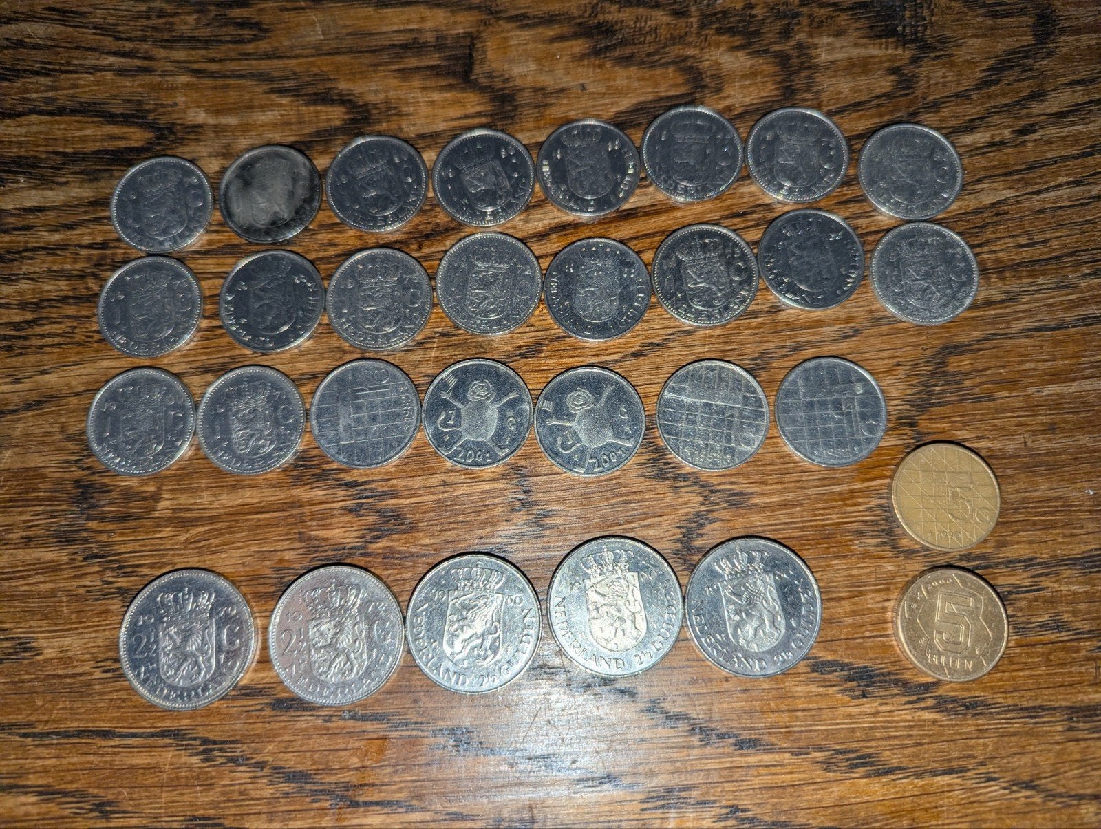 Partij munten Gulden (Juliana & Beatrix), Postzegels en Munten, Ophalen of Verzenden, Nederland, Munten