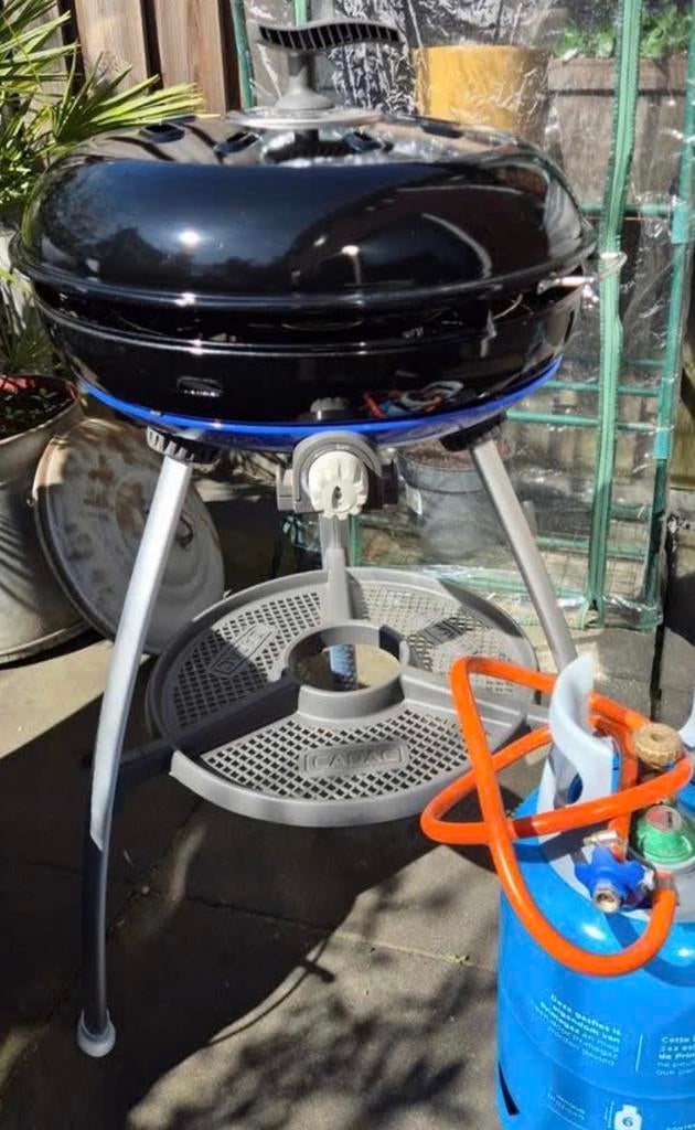 Cadac Skottelbraai met complete set en gasfles, Ophalen, Zo goed als nieuw
