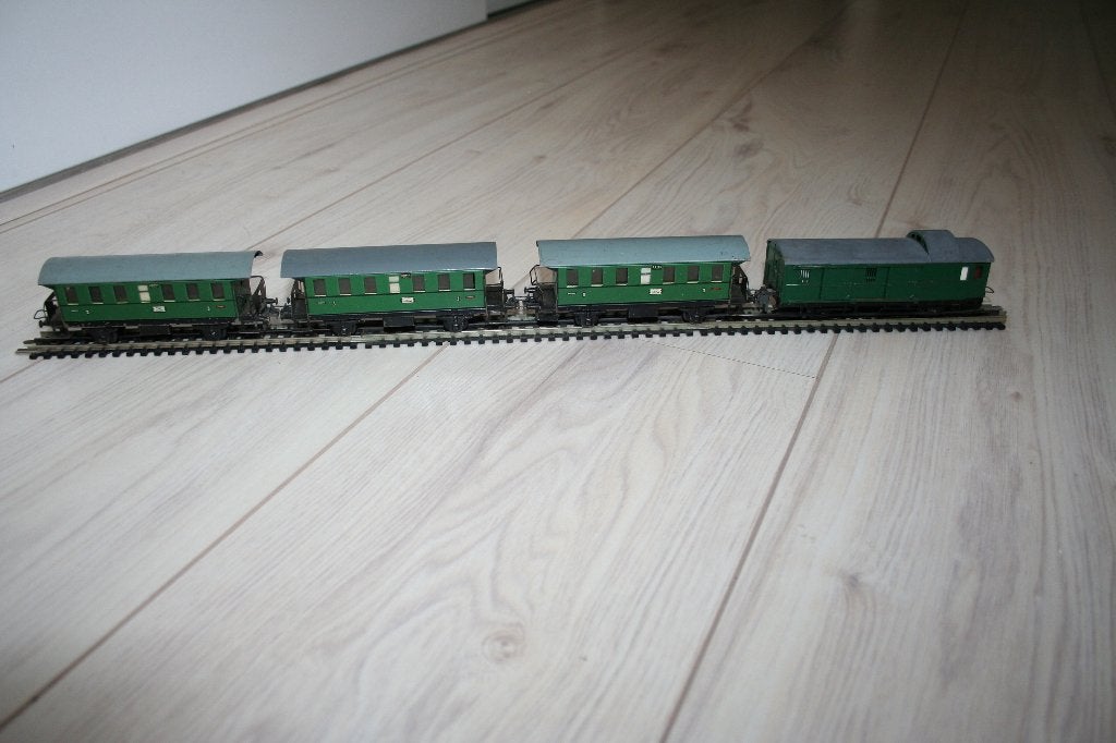 trix express blikken wagons, Gebruikt, Gelijkstroom, Trix, Wagon