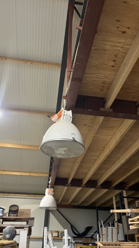industrie lampen, Huis en Inrichting, Ophalen, Gebruikt, Industrie, X