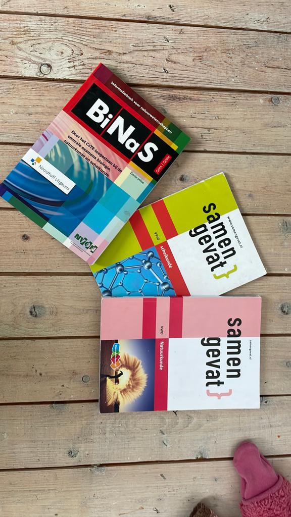 Binas & Samengevat, Natuurkunde, Scheikunde, Boeken, Schoolboeken, Ophalen of Verzenden, Zo goed als nieuw, VWO, Natuurkunde