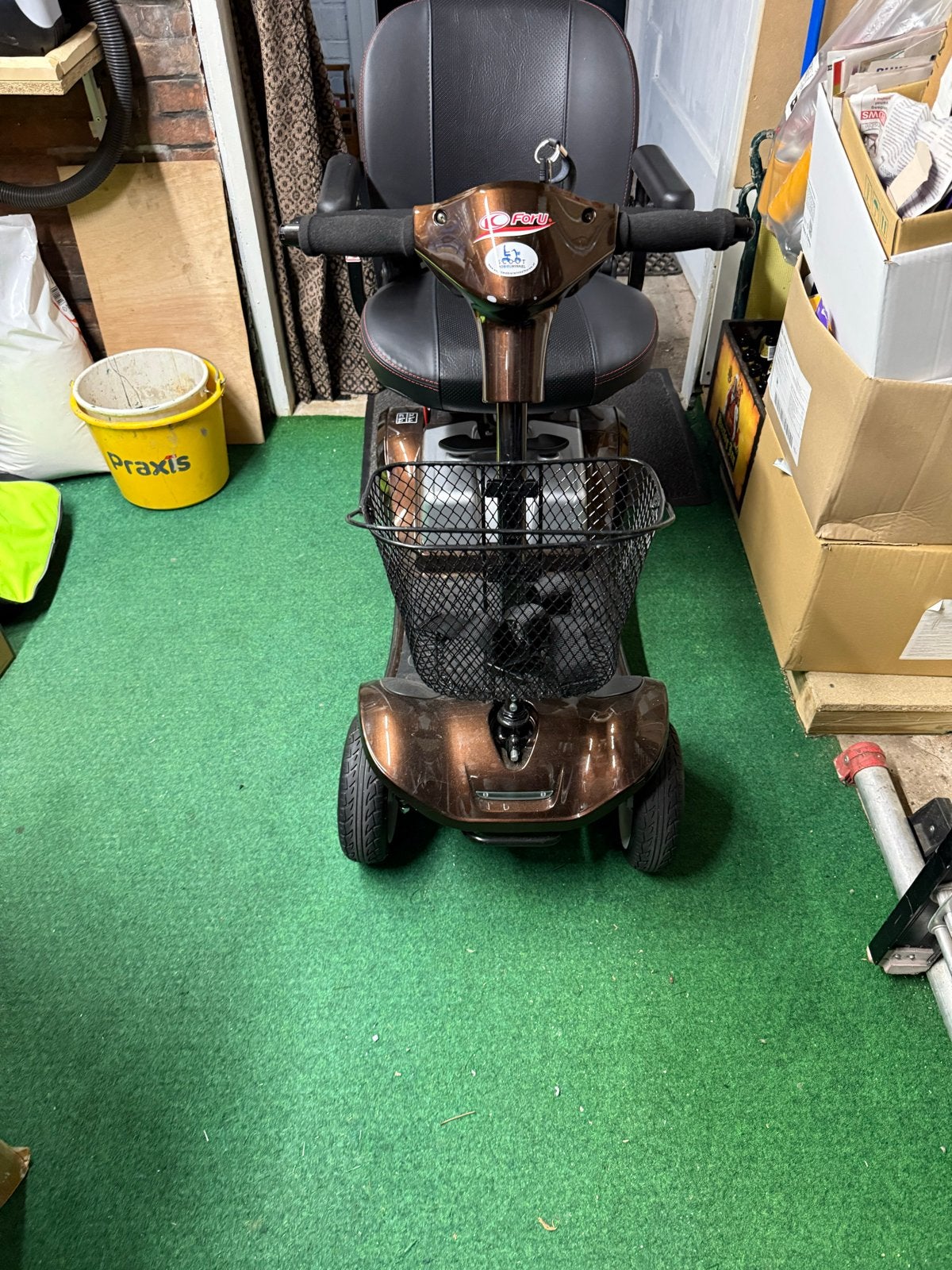 Scootmobiel Kymco mini comfort, 10 km/u of minder, Kymco, Ophalen of Verzenden, 26 t/m 35 km