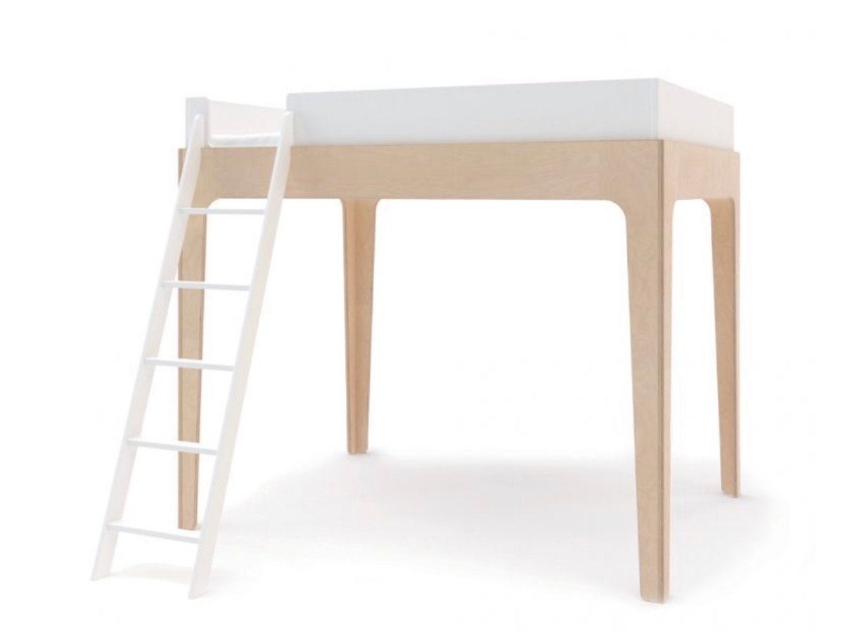 Oeuf NYC Loft Bed Hoogslaper, Ophalen, 100 cm, Hoogslaper, Eenpersoons