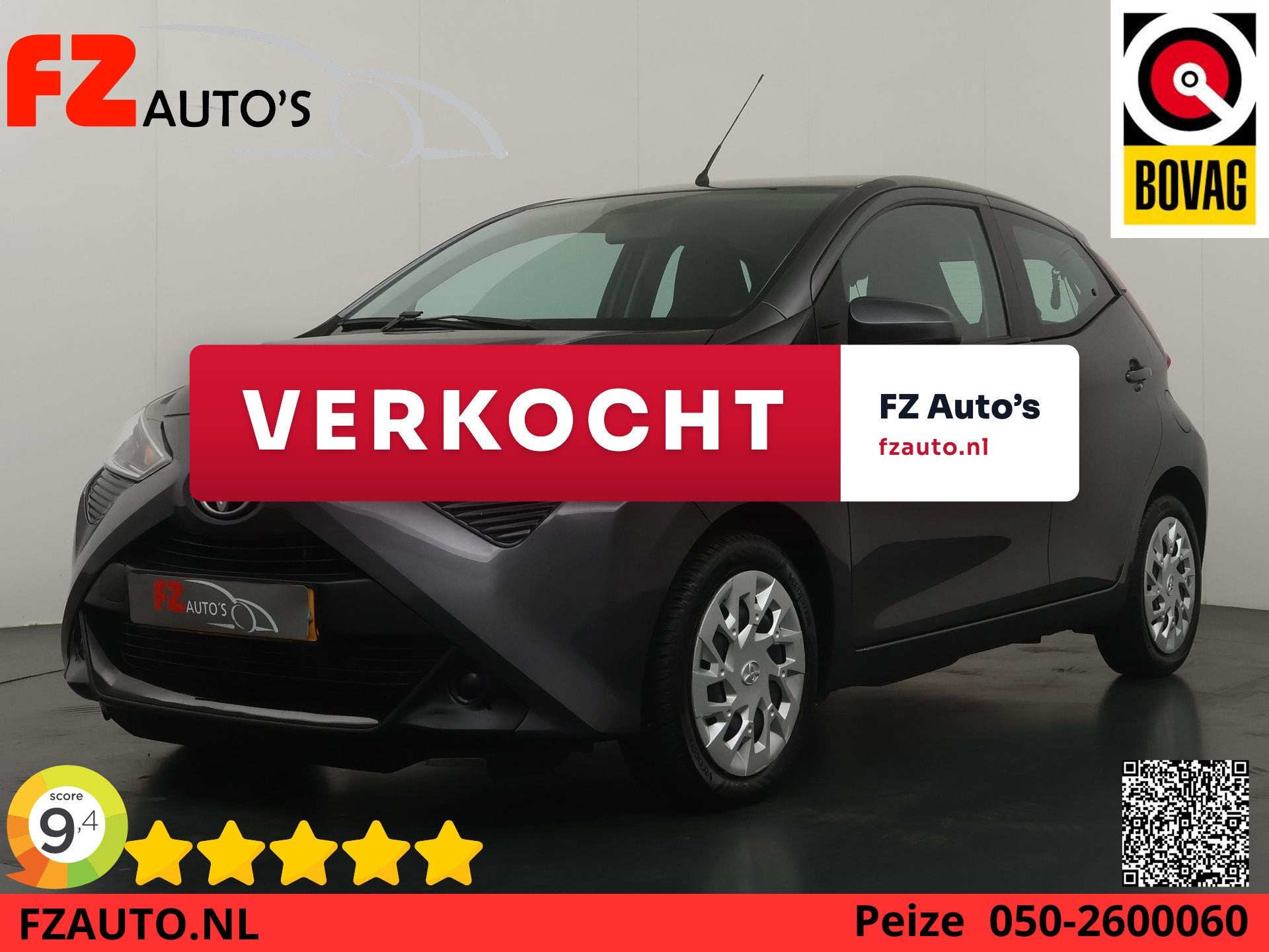 Toyota Aygo 1.0 VVT-i x-play - Apple Carplay/Android Auto -, Postbus 212
4940 AE  Raamsdonksveer, NL, Handgeschakeld, Toyota, Zilver of Grijs