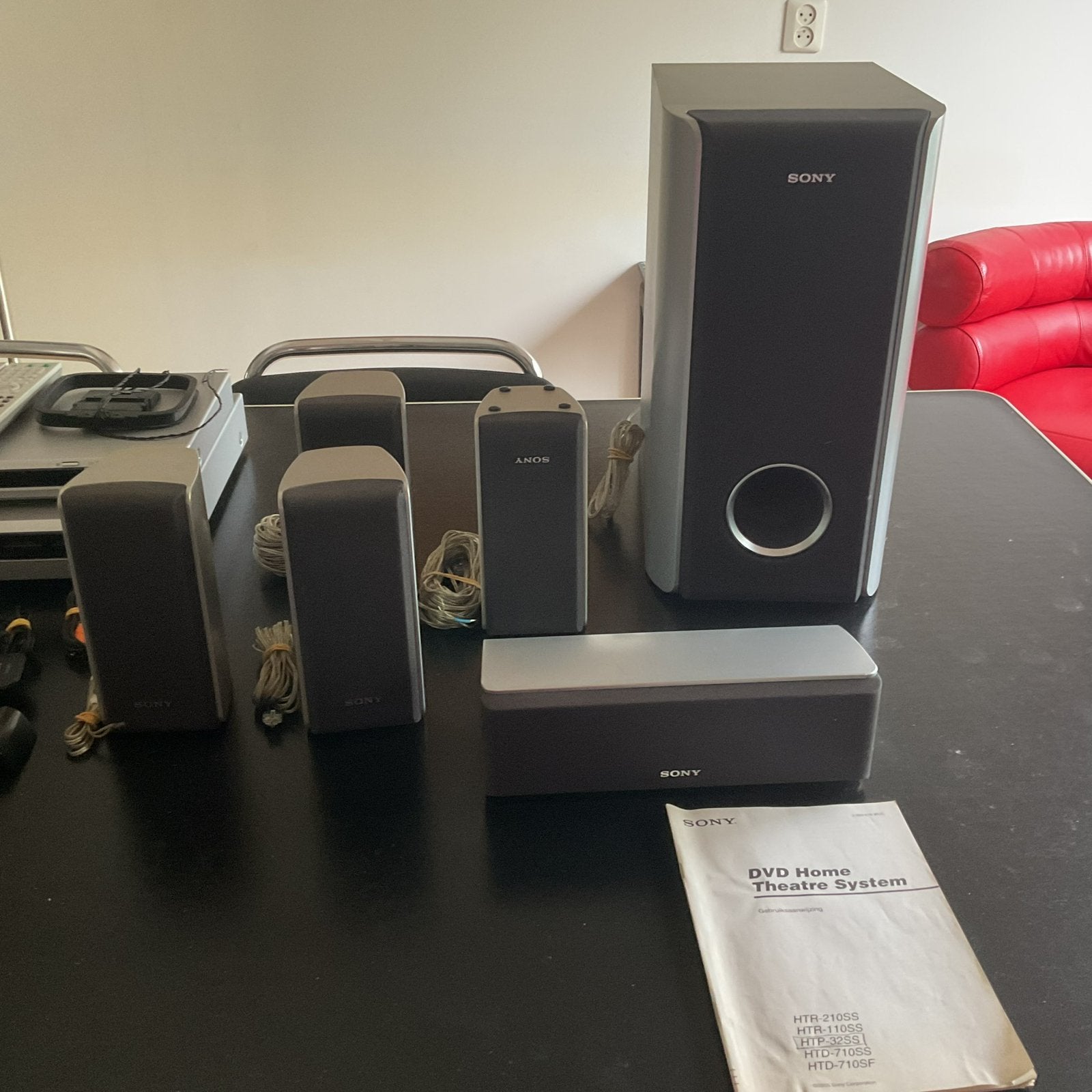 Sony Dvd home theatre system plus tuner en cd-speler, Ophalen, Gebruikt, Sony