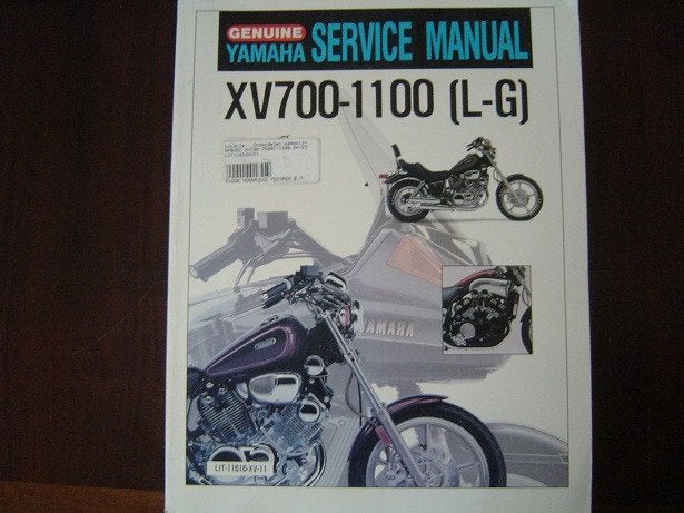 Yamaha XV700 - XV1100 1984 - 1993 motorcycle service manual, Motoren, Ophalen of Verzenden, Yamaha
