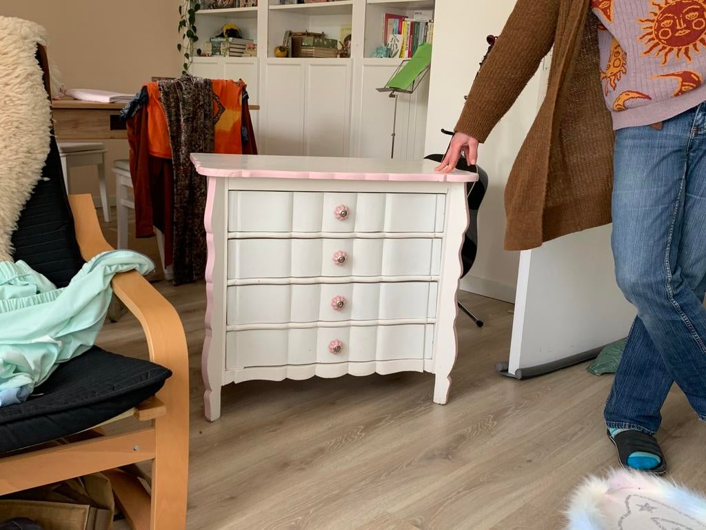Vintage brokante kastje, Ophalen, Gebruikt, Brokante, vintage, romantisch, landelijk, engels, 50 tot 100 cm