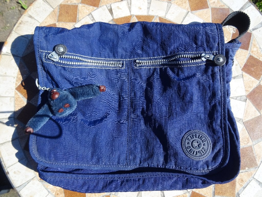 Kipling schoudertas, in nieuwstaat, Ophalen of Verzenden, Nieuw, Blauw, Kipling