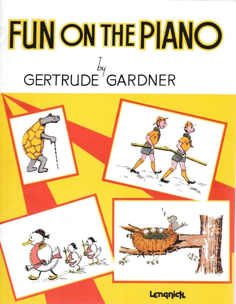 GERTRUDE GARDNER - FUN on the PIANO, Gebruikt, Ophalen of Verzenden, Artiest of Componist, Piano