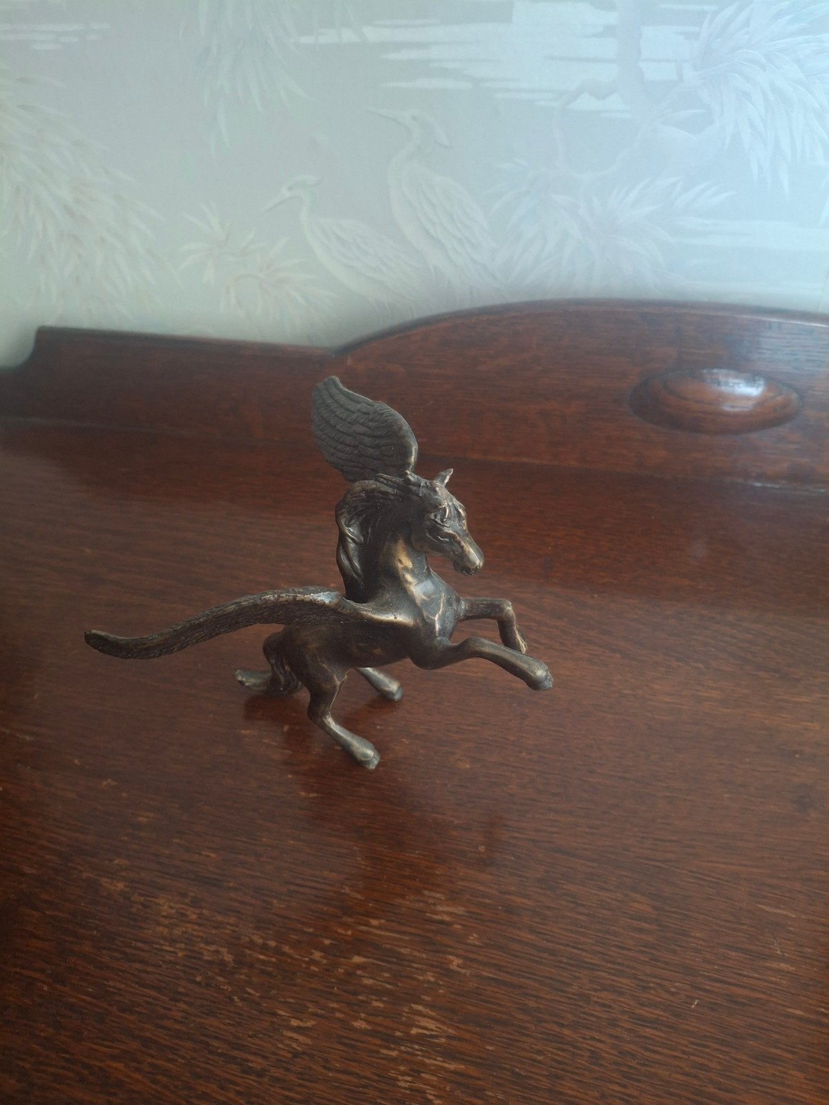 Metalen Pegasus beeldje - Alleen afhalen, Ophalen, Minder dan 20 cm, Zoogdier, Beeld