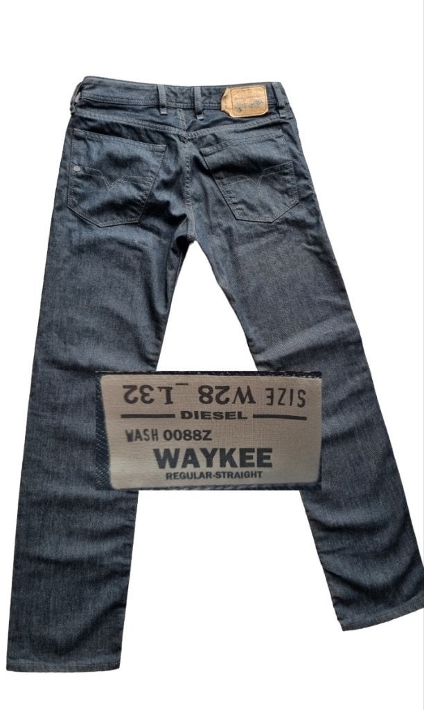- NIEUWE - Diesel WAYKEE W28 L32 | 28x32 - straight - #D554, Diesel, Blauw, Diesel, Nieuw