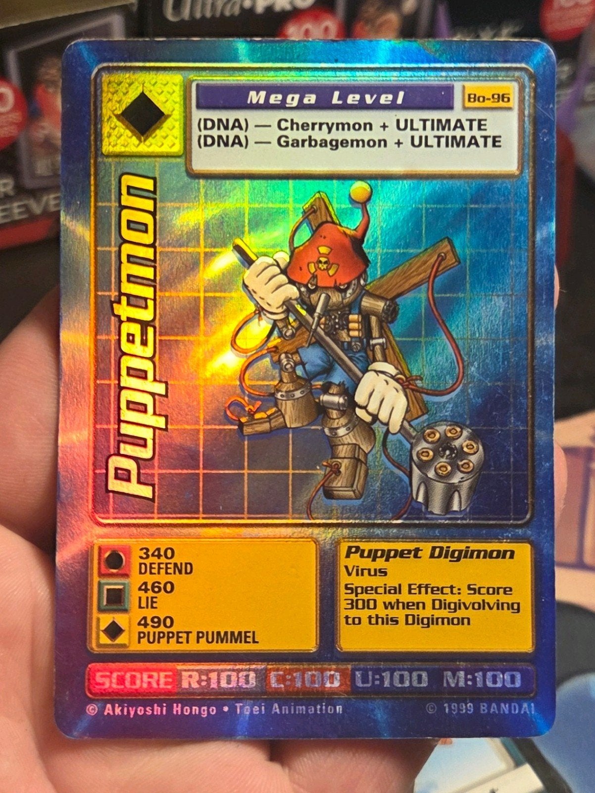 Puppetmon BO-96 Digimon Foil - GD, Ophalen of Verzenden, Foil