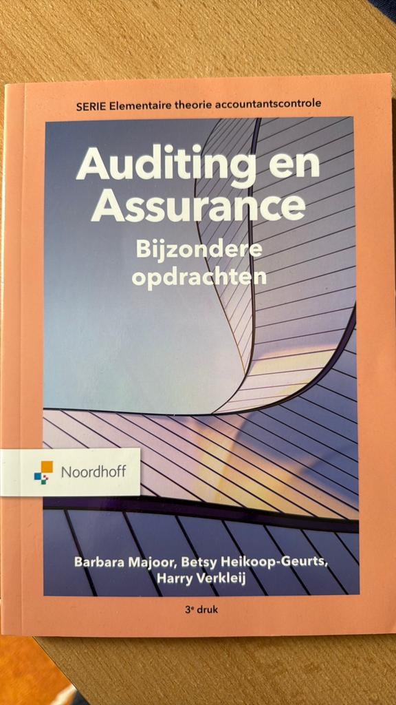 Auditing en Assurance: Bijzondere opdrachten (Nieuw), Verzenden, Beta, Nieuw, HBO