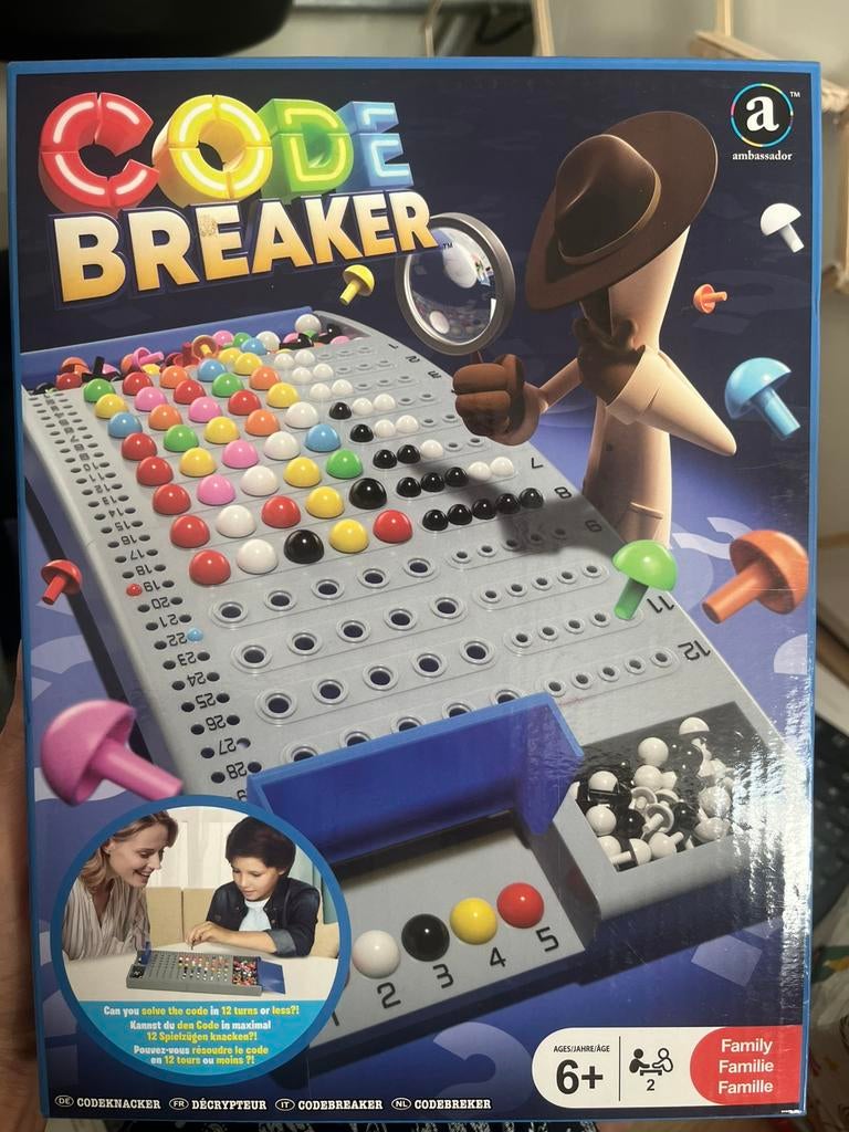 Code braker, Hobby en Vrije tijd, Gezelschapsspellen | Overige, Ophalen of Verzenden, Zo goed als nieuw