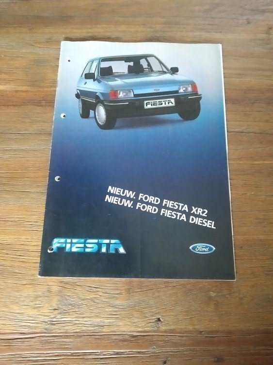 Ford Fiesta Nieuw Fiesta XR 2 en Fiesta Diesel 2 / 1984 26 p, Verzenden, Zo goed als nieuw, Ford