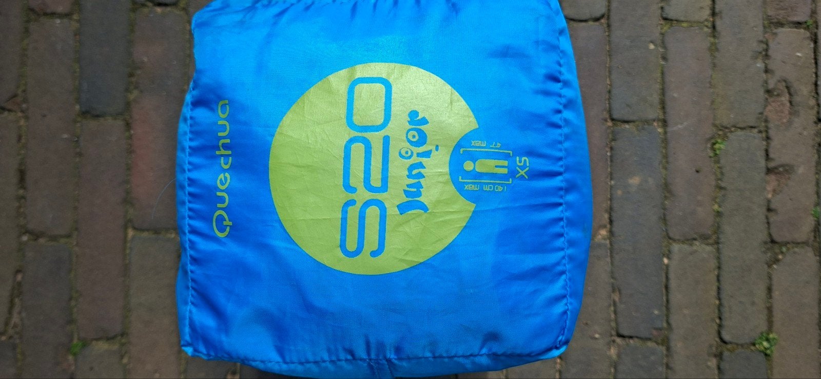 Quecha S20 slaapzak junior, Ophalen, Zo goed als nieuw
